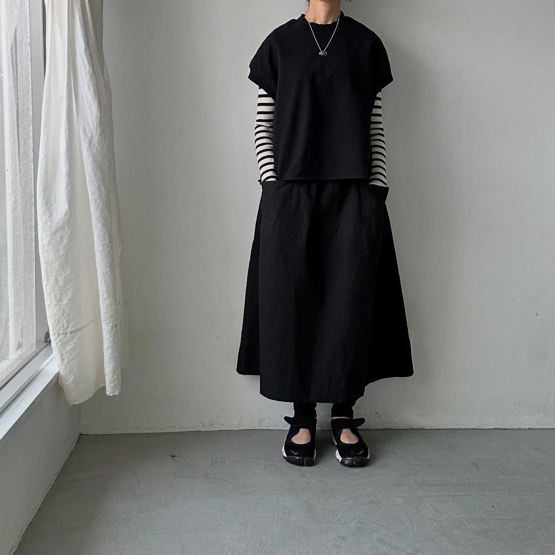 atelier d'antan Borel コットンジャージーノースリーブプルオーバー(ベスト)