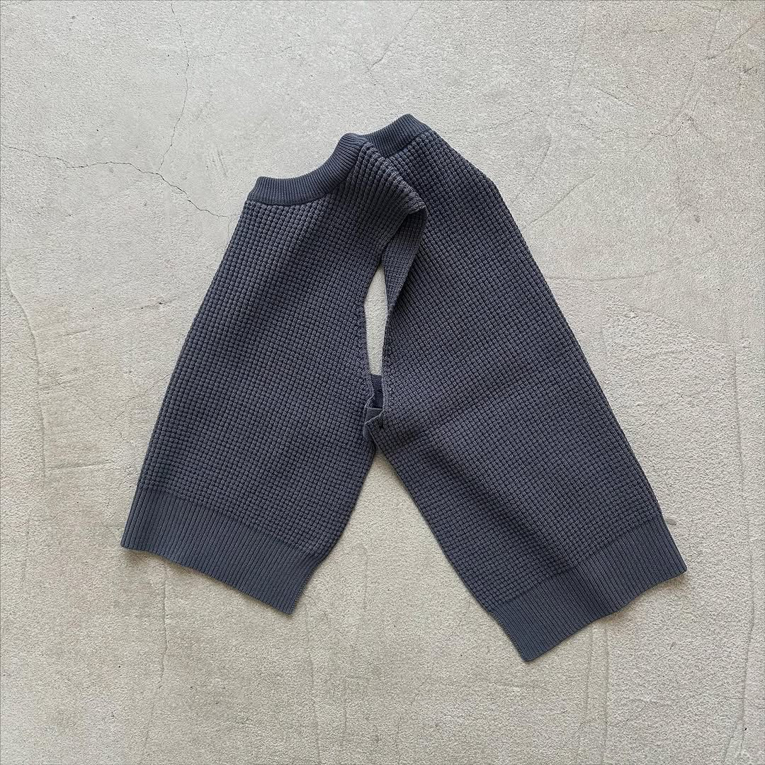 TORICI ツイストワッフルベスト アッシュグレー