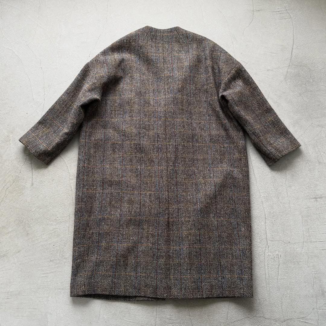 atelier naruse ハリスツイードウールコクーンコート