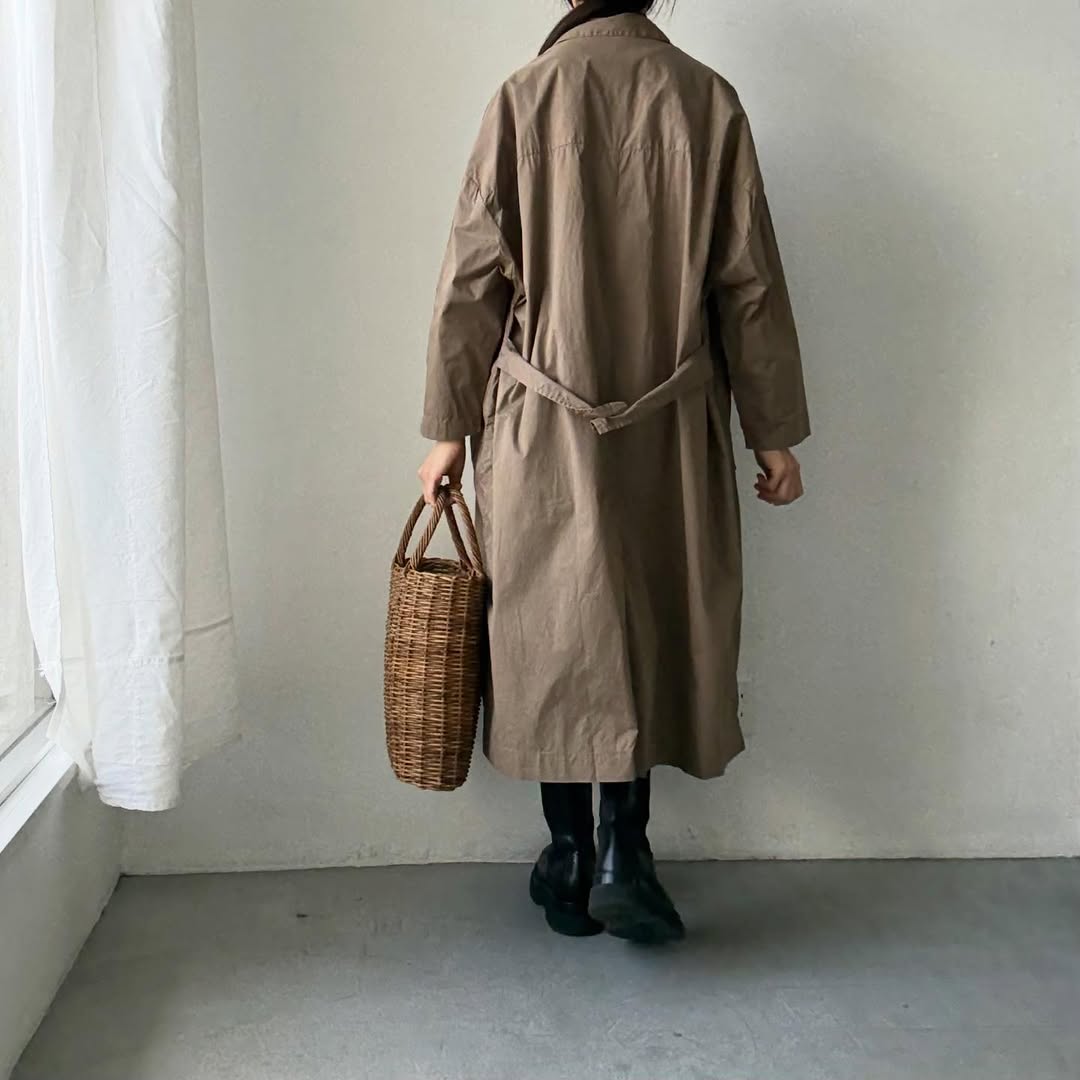 jujudhau デッドストックコットンワークコート カーキ