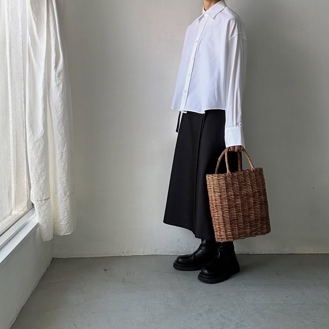 TENNE HANDCRAFTED MODERN レギュラーカラーシャツ(オックスフォード)
