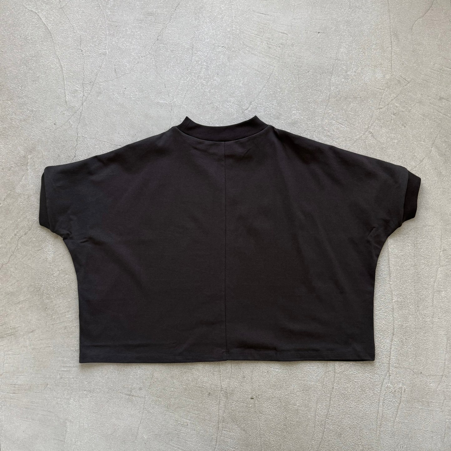 🟡週末入荷分予約受付中🟡Linenya 空紡糸度詰めTシャツ ブラック