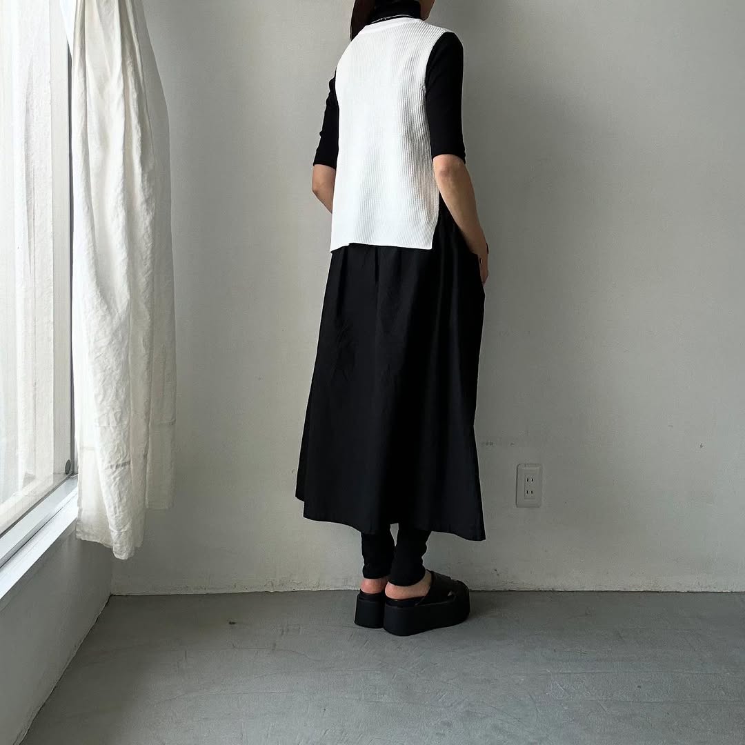 TORICI ツイストワッフルベスト ホワイト