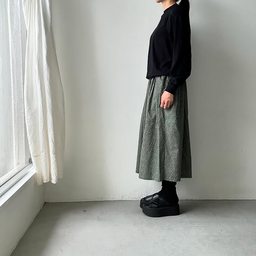 homspun 天竺ハイネックプルオーバー ブラック