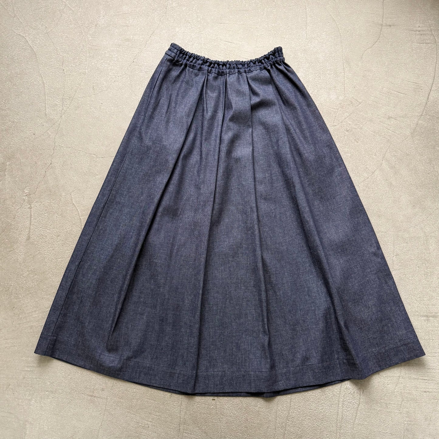 Linenya デニムタックスカート 90センチ丈