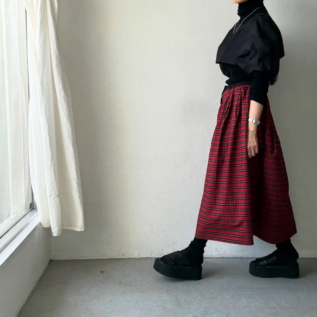 R&D.M.Co コットンポリエステルタフタプルオーバーボレロ