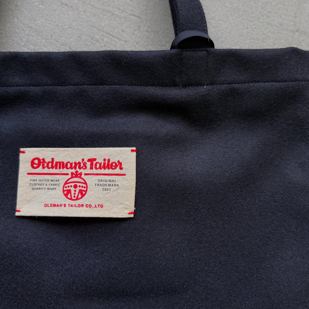 OLDMANS TAILOR メルトンウールトートバッグ