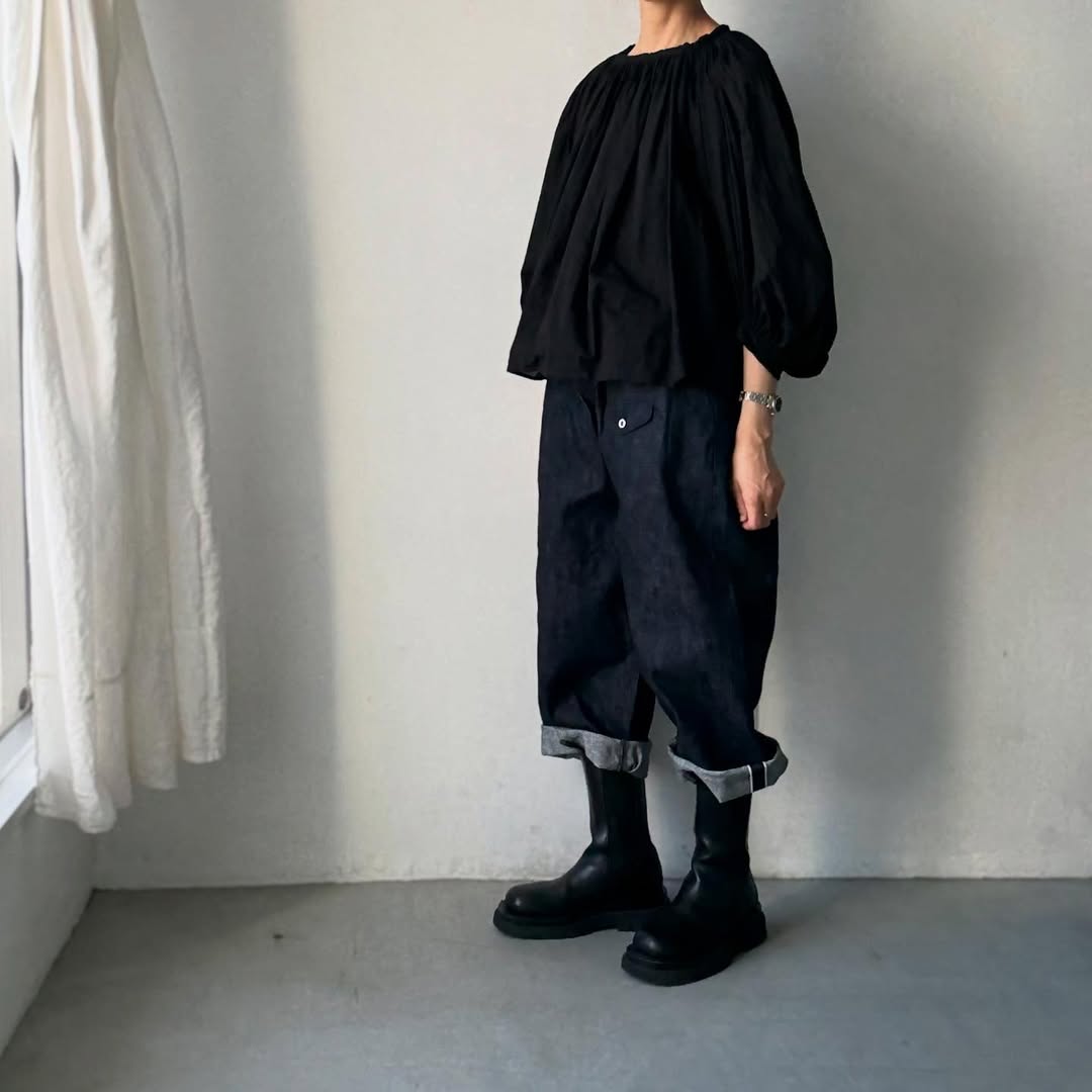 ゴーシュ デニムワイドパンツ