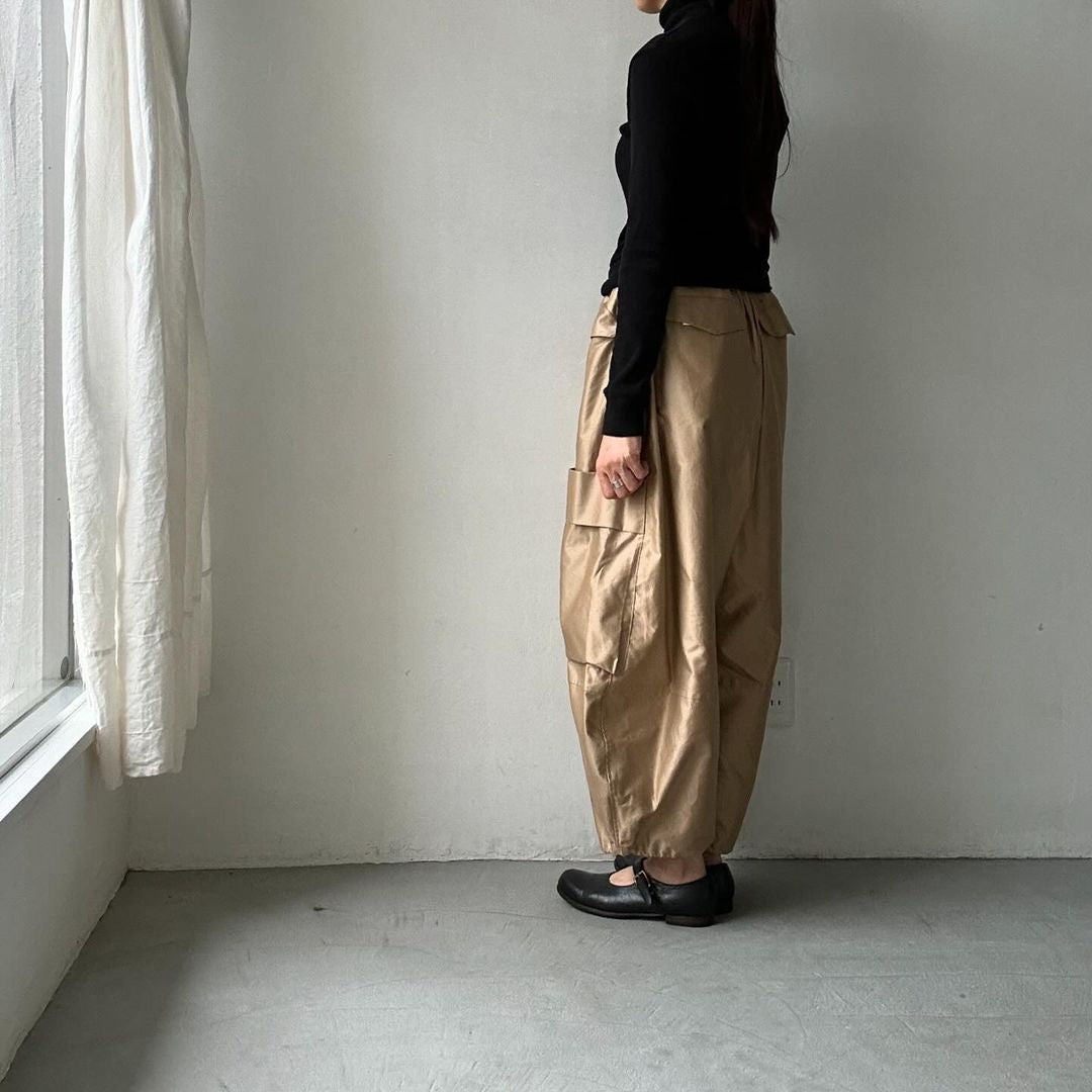 TENNE HANDCRAFTED MODERN ミリタリーバレルパンツ