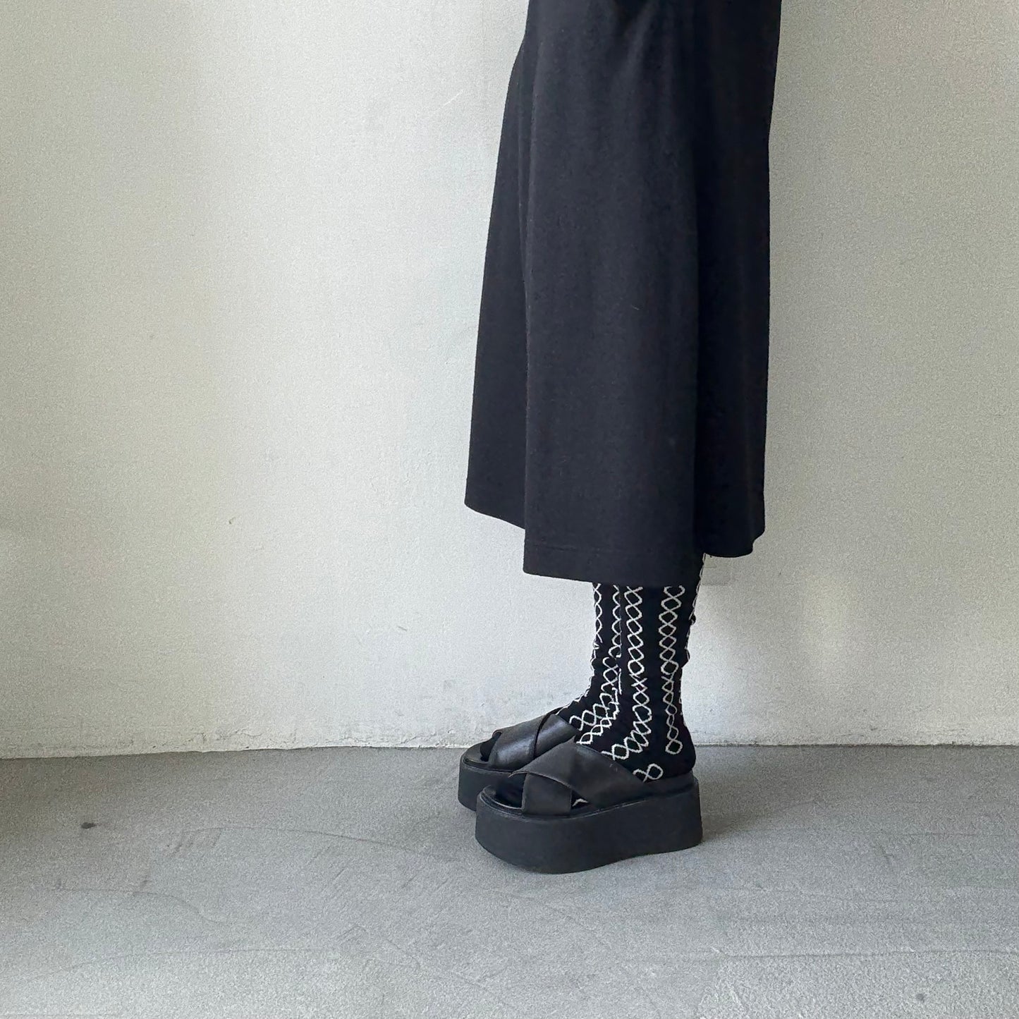 atelier naruse ウールループハイソックス