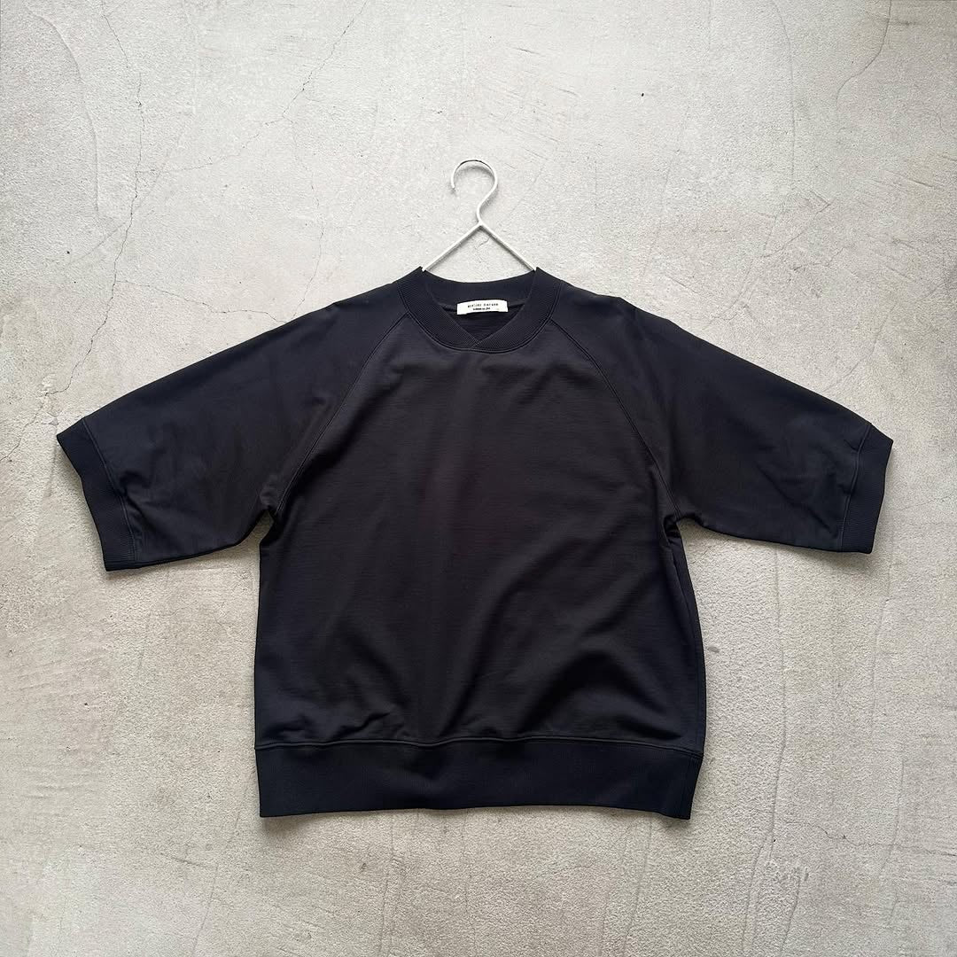 atelier naruse オーガニックコットン半袖スウェットシャツ