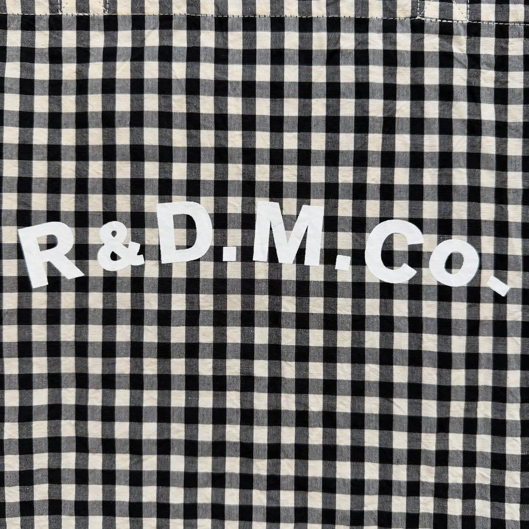 R&D.M.Co ギンガムチェックトートバッグ