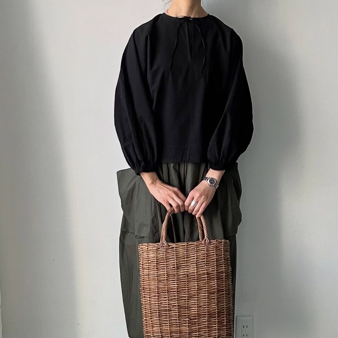TENNE HANDCRAFTED MODERN ボリュームスリーブプルオーバー