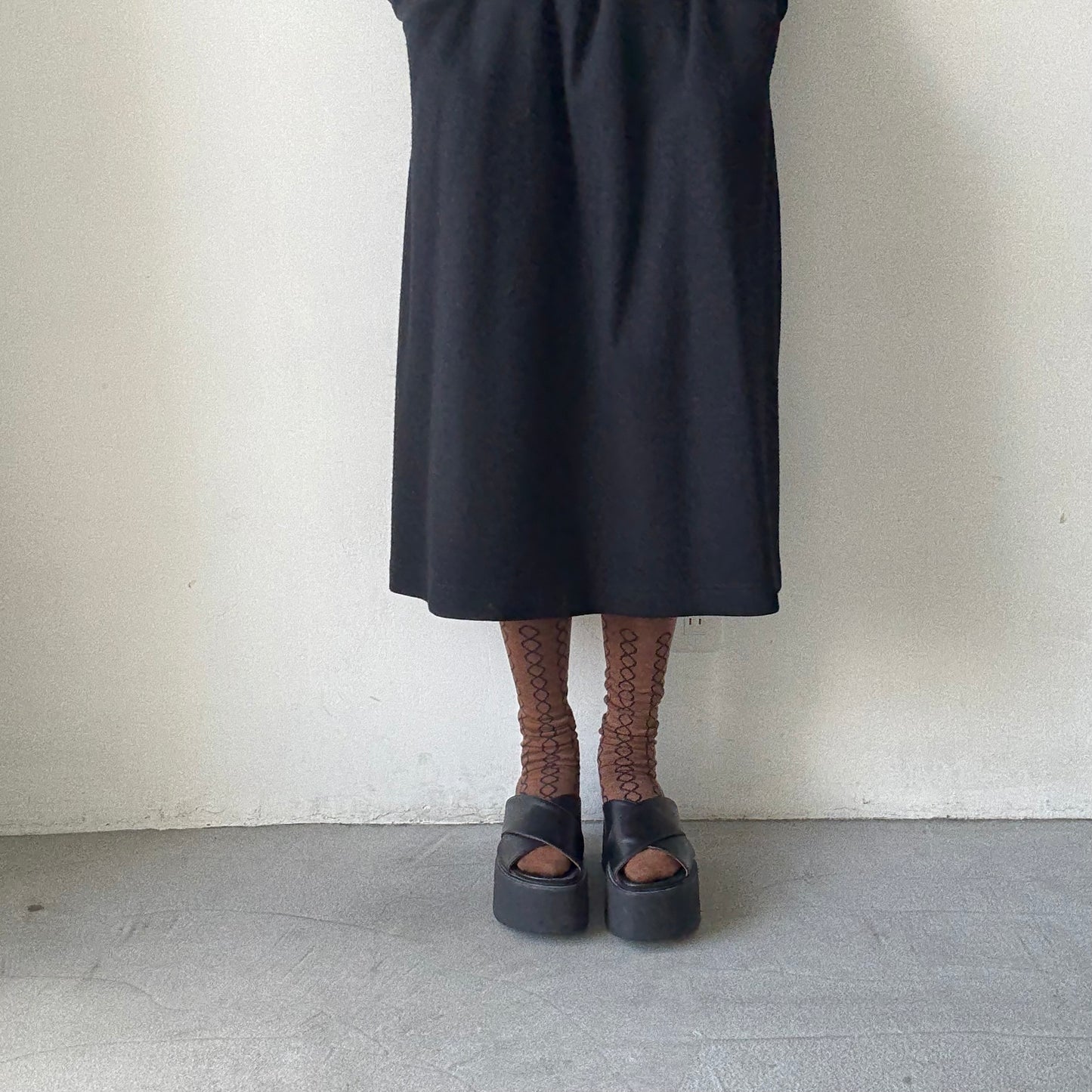 atelier naruse ウールループハイソックス