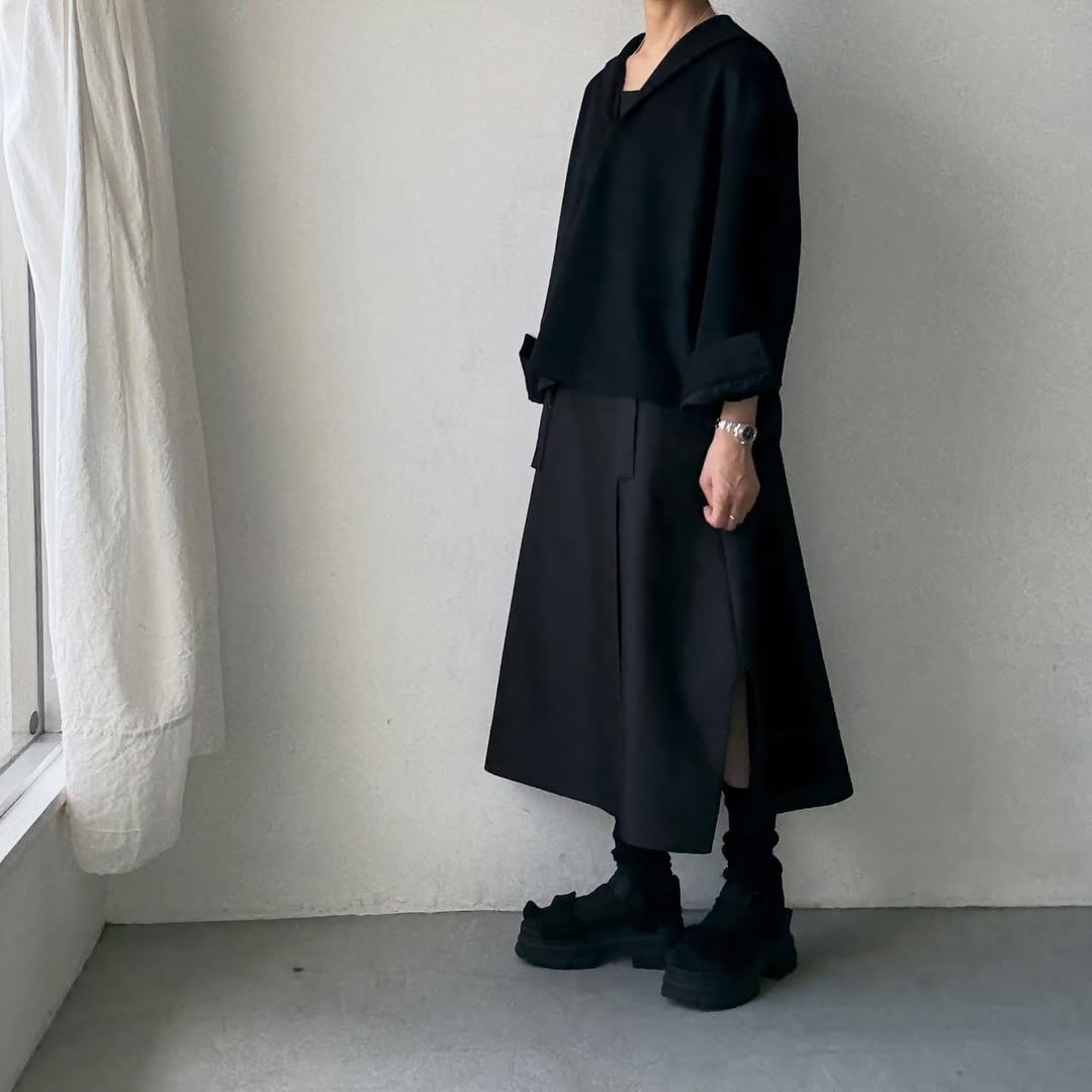 TENNE HANDCRAFTED MODERN カシミアセーラープルオーバー