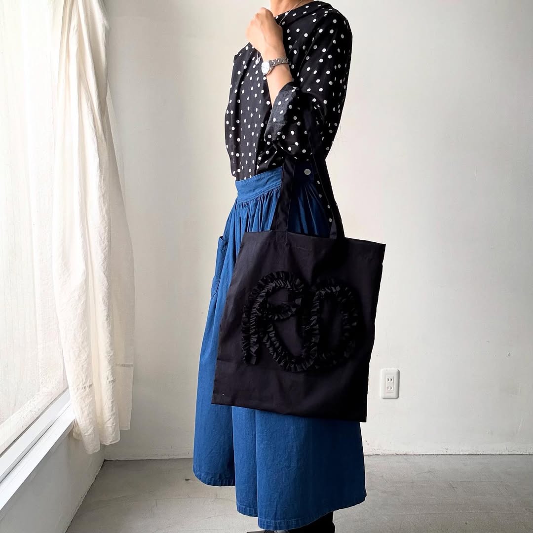 R&D.M.Co RDフリル刺繍バッグ