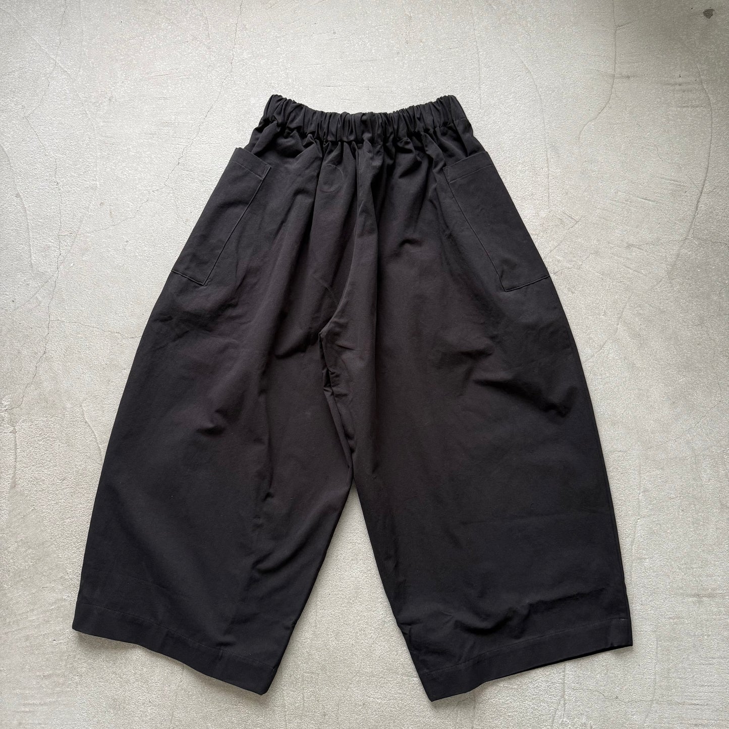 atelier d'antan Perriereコットンワイドパンツ ブラックsize1