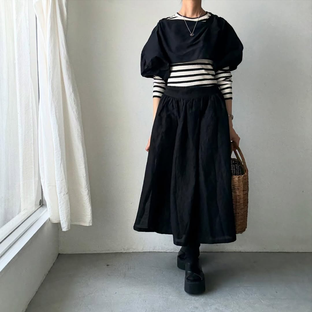 R&D.M.Co コットンポリエステルタフタプルオーバーボレロ