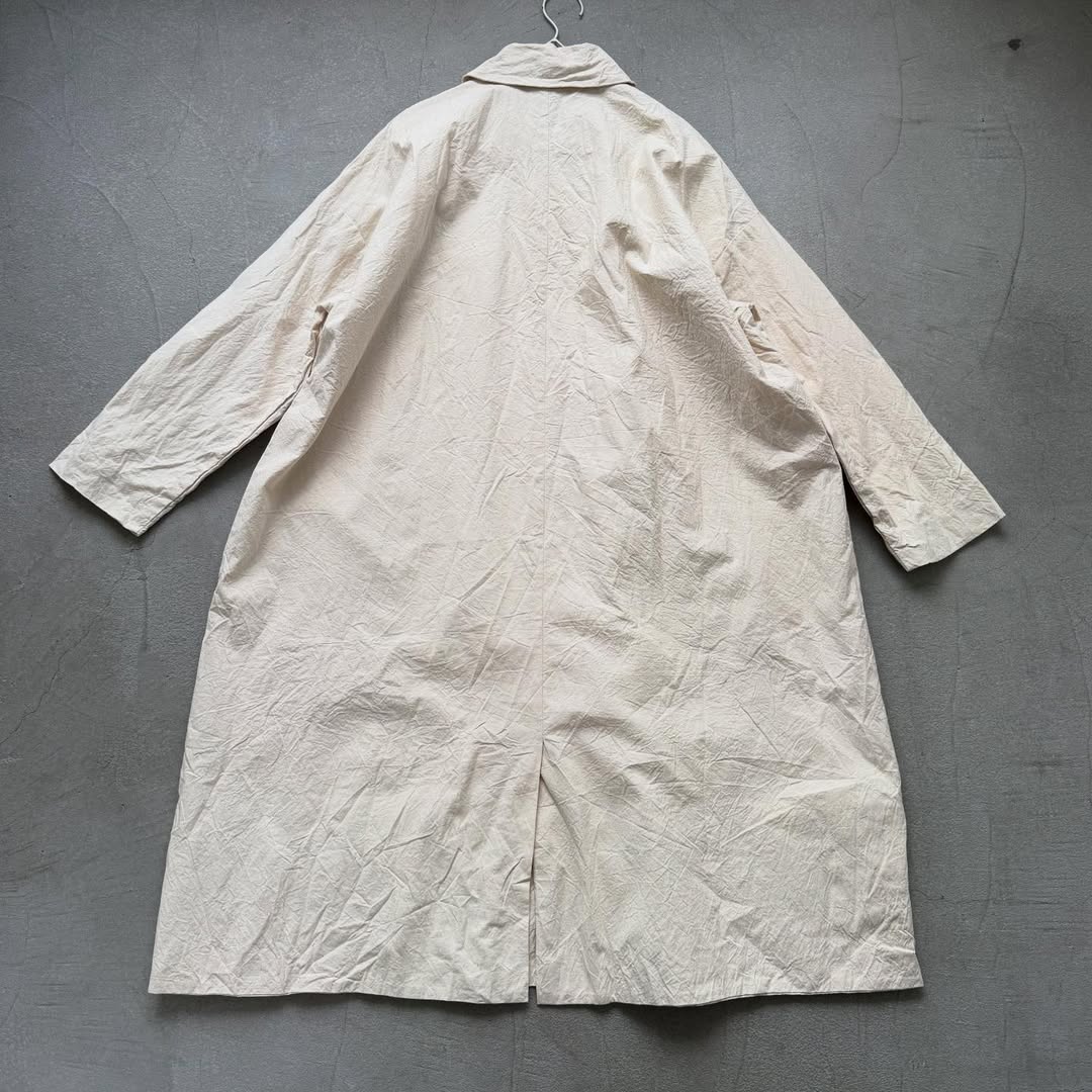 jujudhau コットンカラードコート
