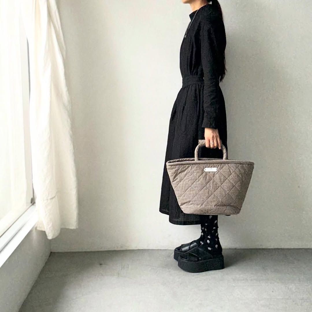 R&D.M.Co ガンクラブキルティングマルシェバッグ