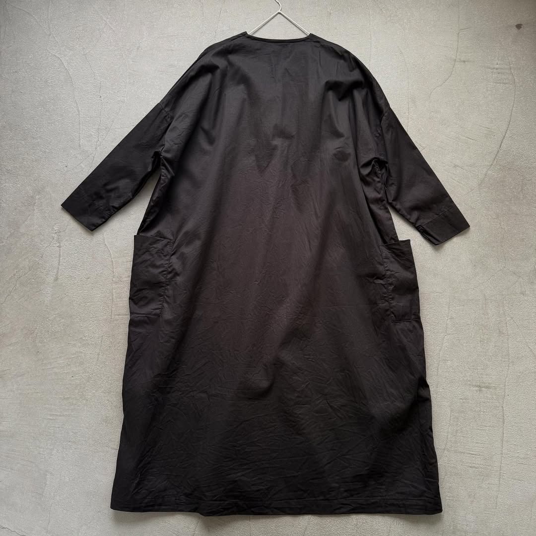 jujudhau コットンツイルポケットドレス