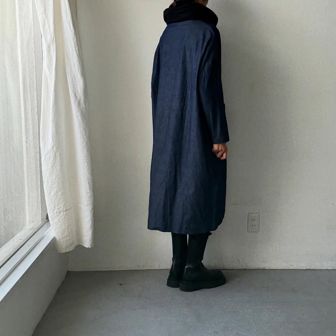 jujudhau デニムイージードレス
