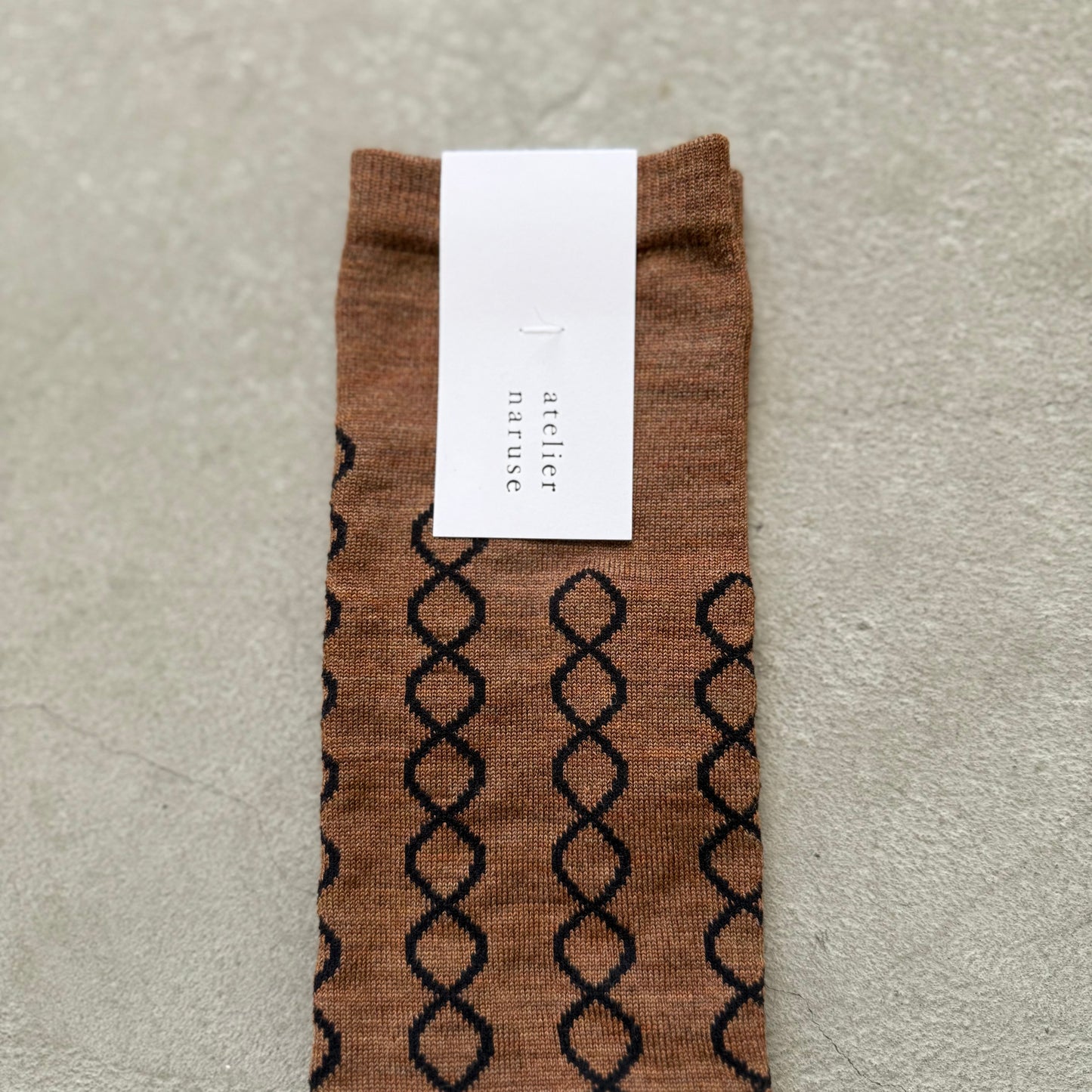 atelier naruse ウールループハイソックス