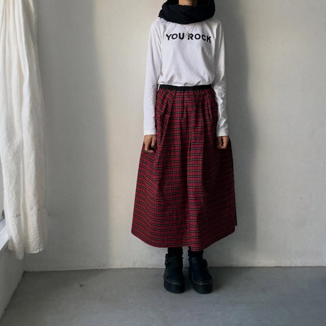 R&D.M.Co YOU ROCK 長袖Tシャツ ホワイト