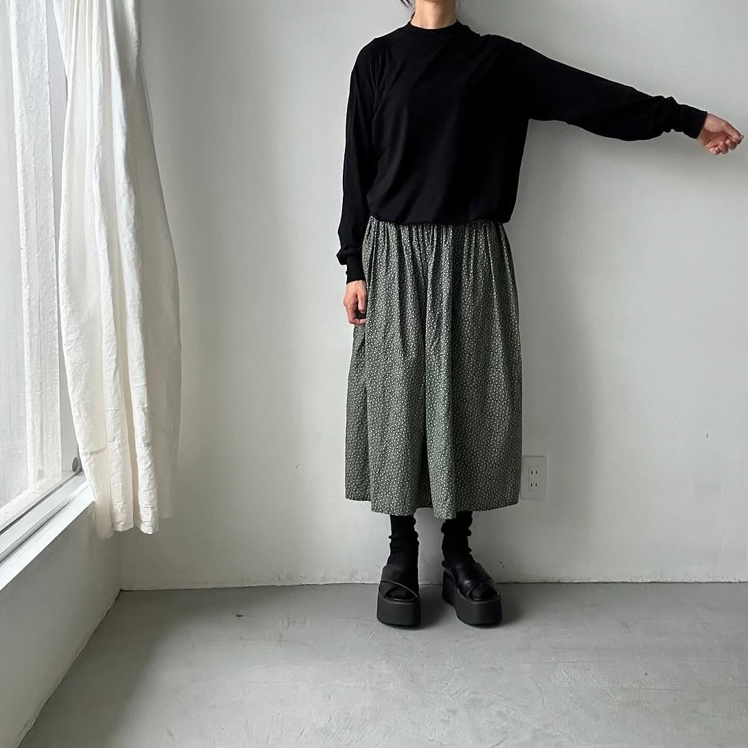 homspun 天竺ハイネックプルオーバー ブラック
