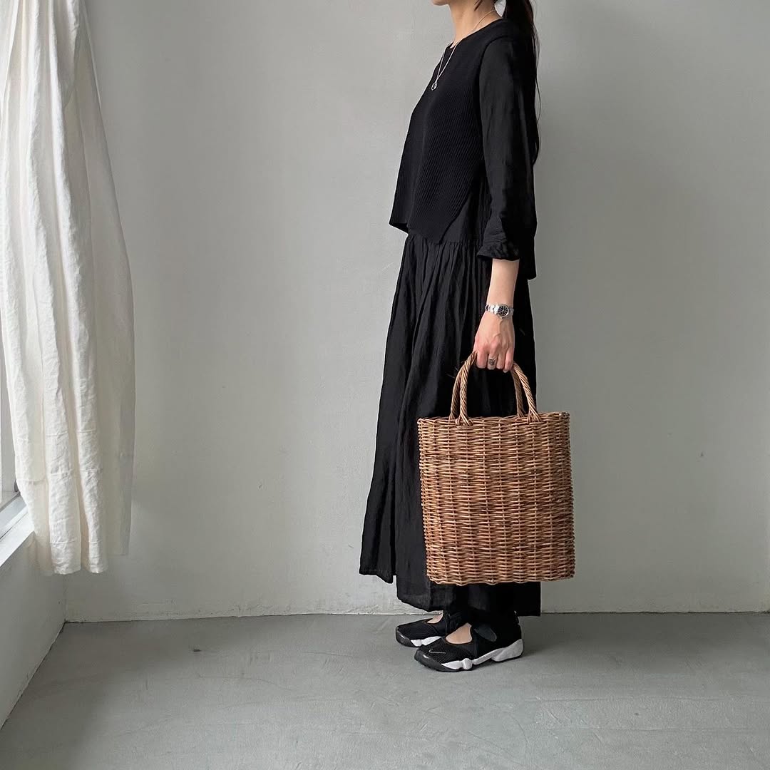 TORICI ツイストワッフルベスト ブラック