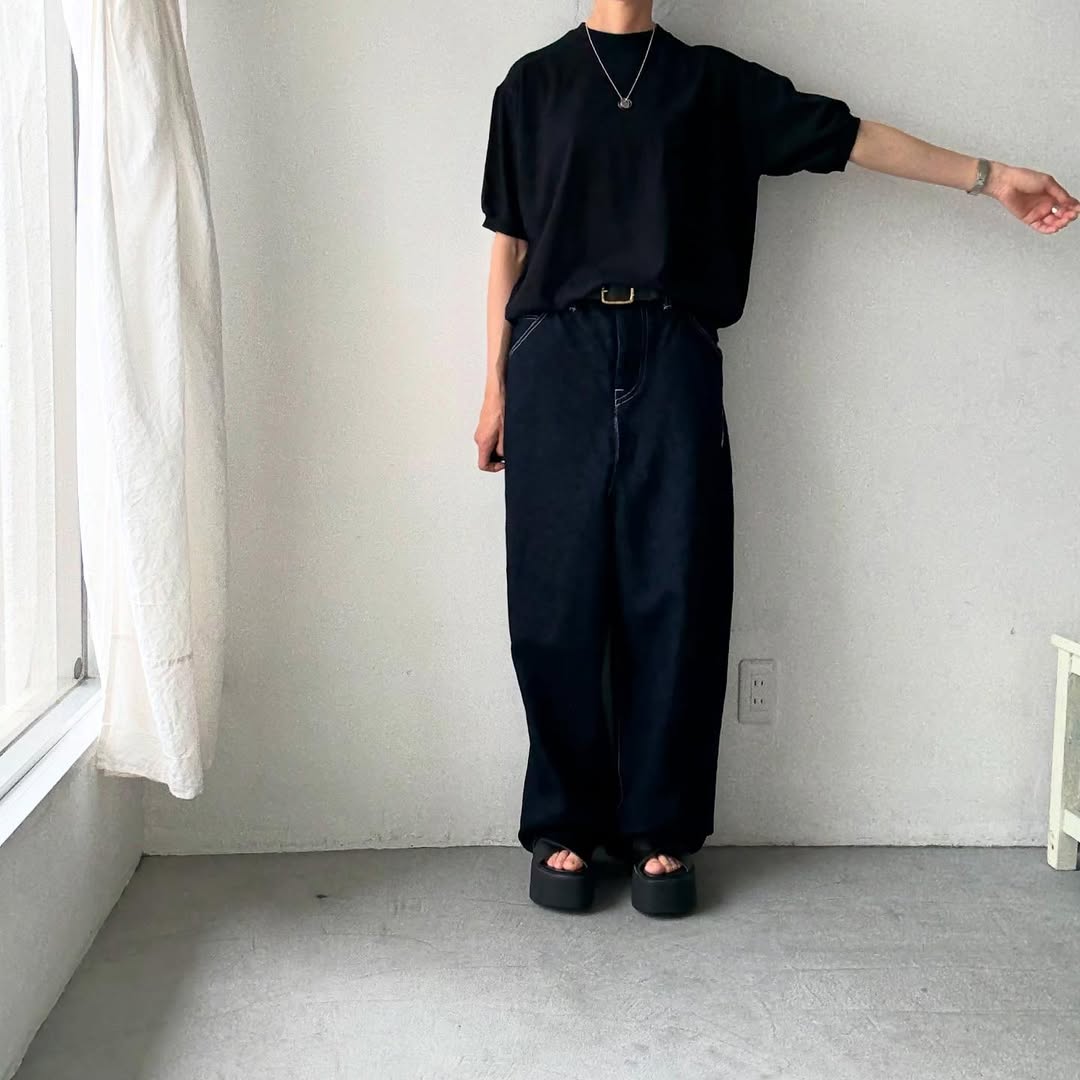 homspun 天竺クルーネックプルオーバー