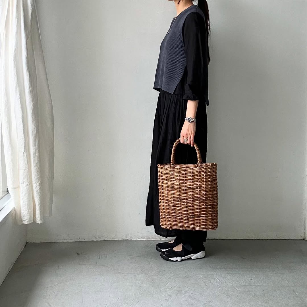 TORICI ツイストワッフルベスト アッシュグレー