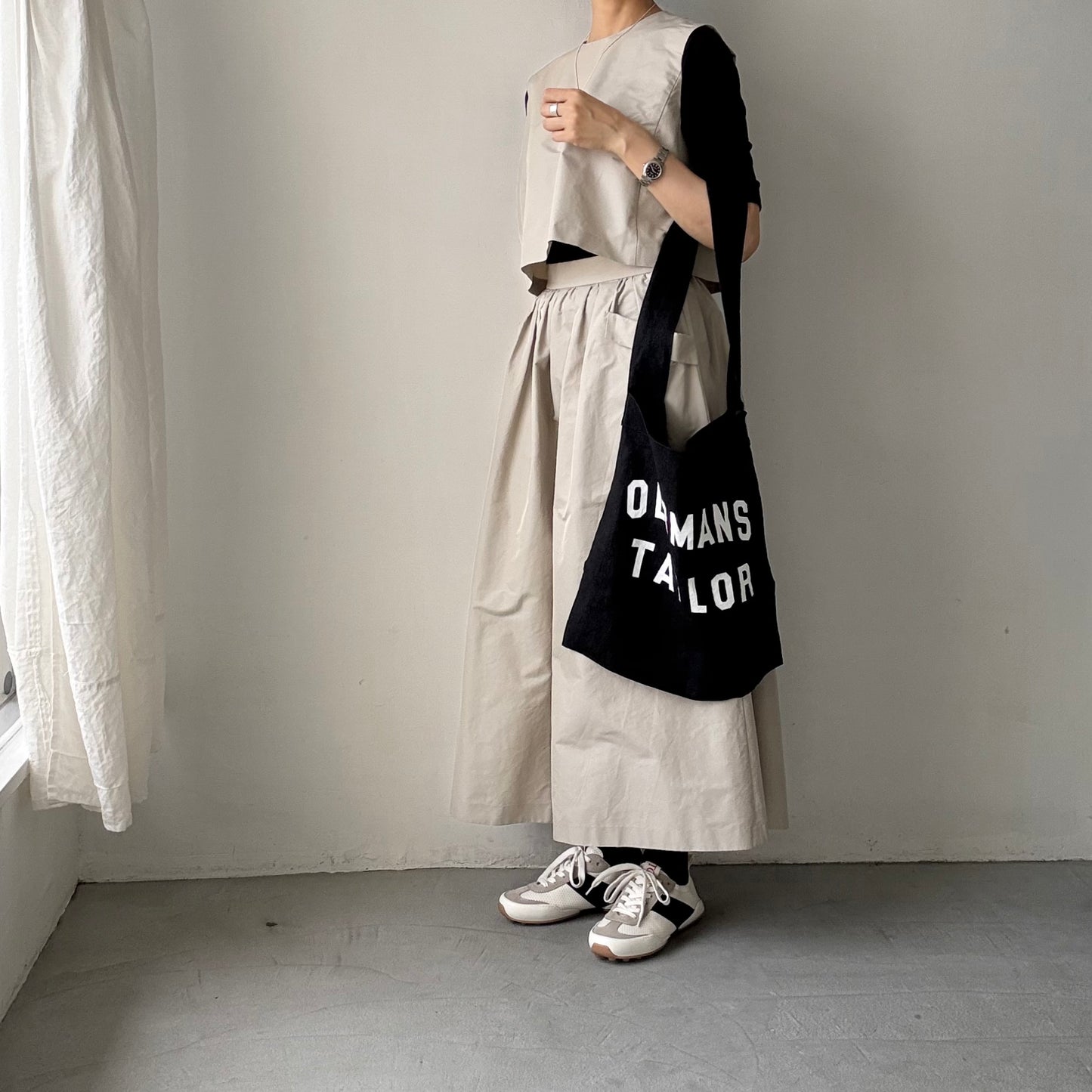 OLDMANS TAILOR OMTワンショルダーバッグ ブラック