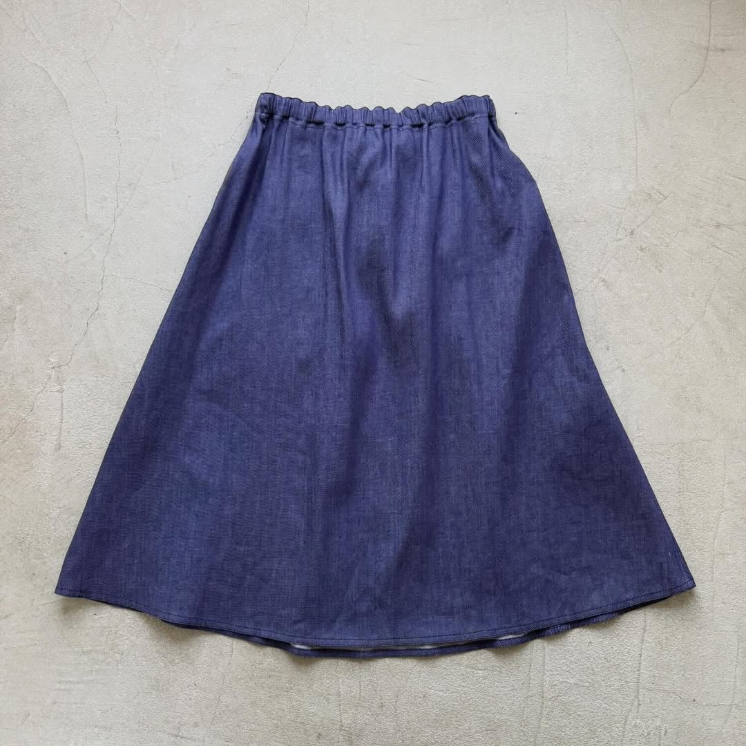 R&D.M.Co コットンデニムポケットスカート