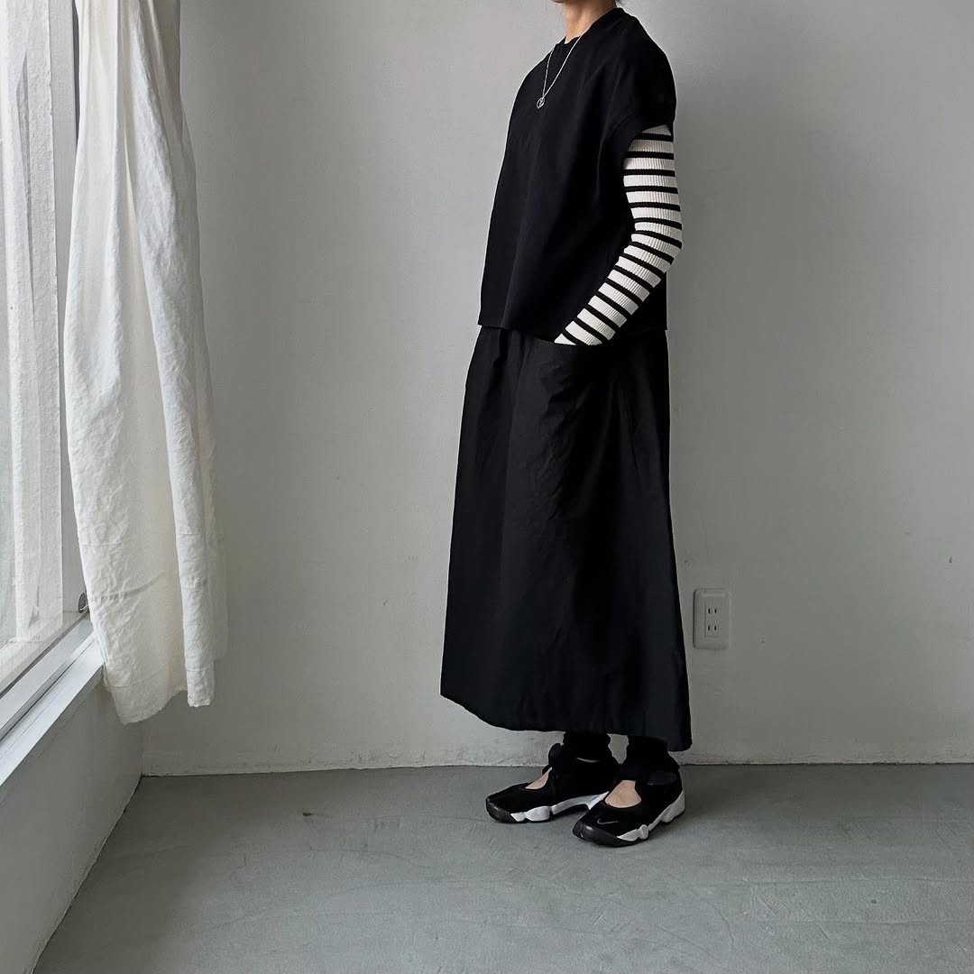 atelier d'antan Borel コットンジャージーノースリーブプルオーバー(ベスト)