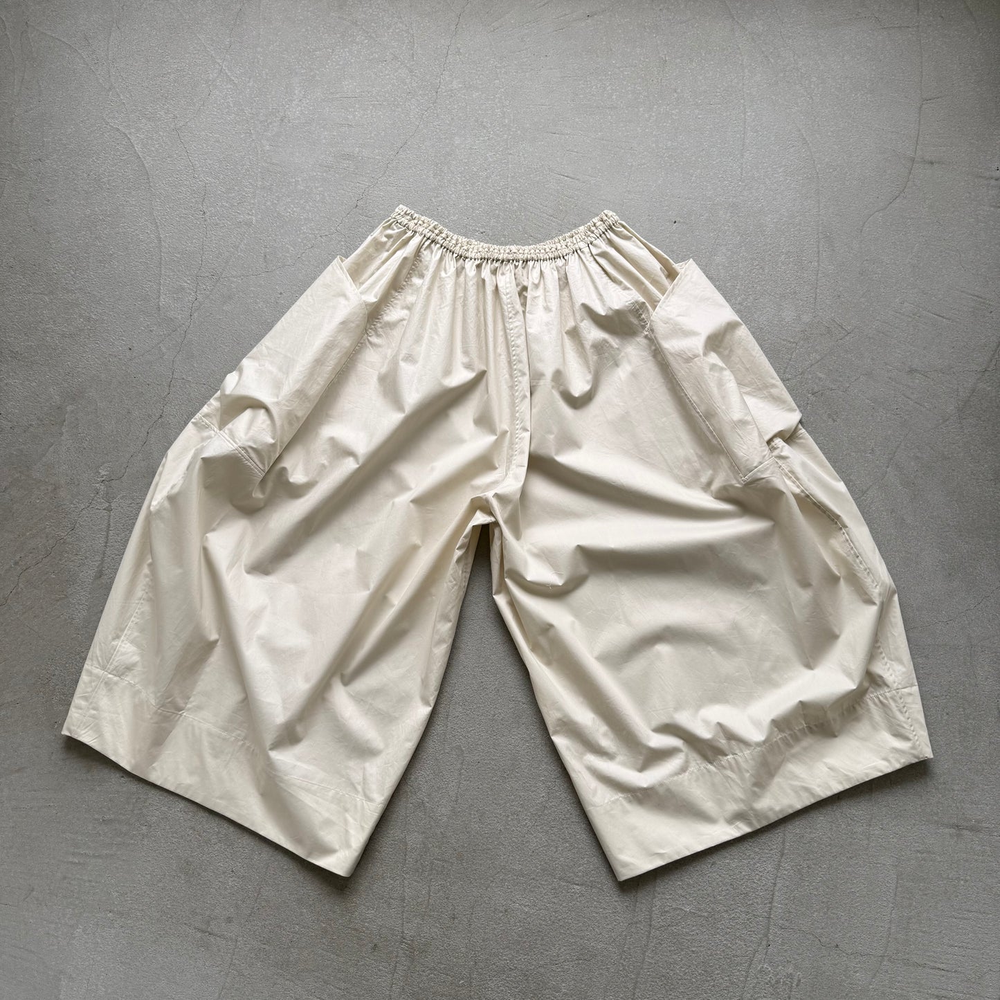 TENNE HANDCRAFTED MODERN ビッグポケットキュロット ベージュ