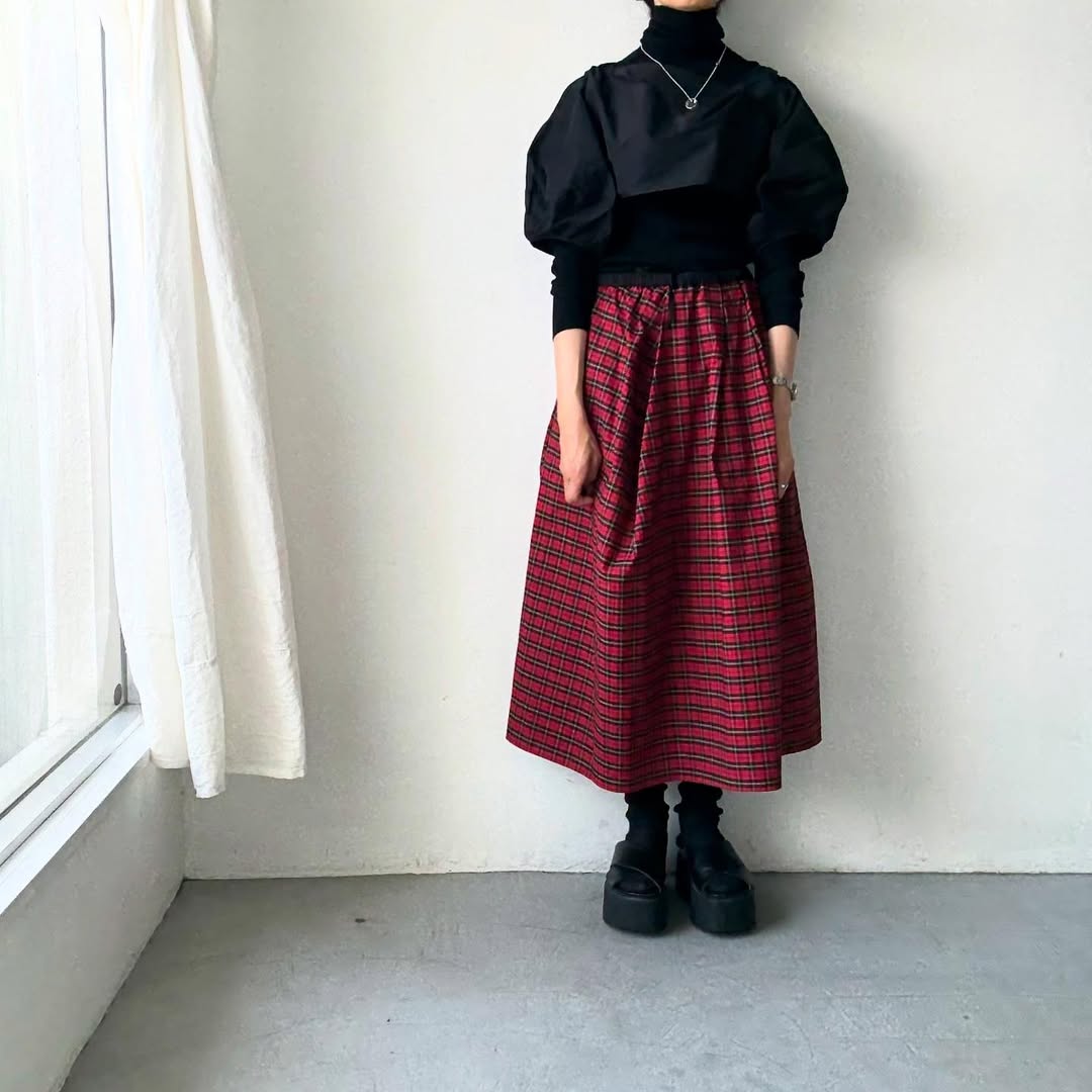 R&D.M.Co コットンポリエステルタフタプルオーバーボレロ