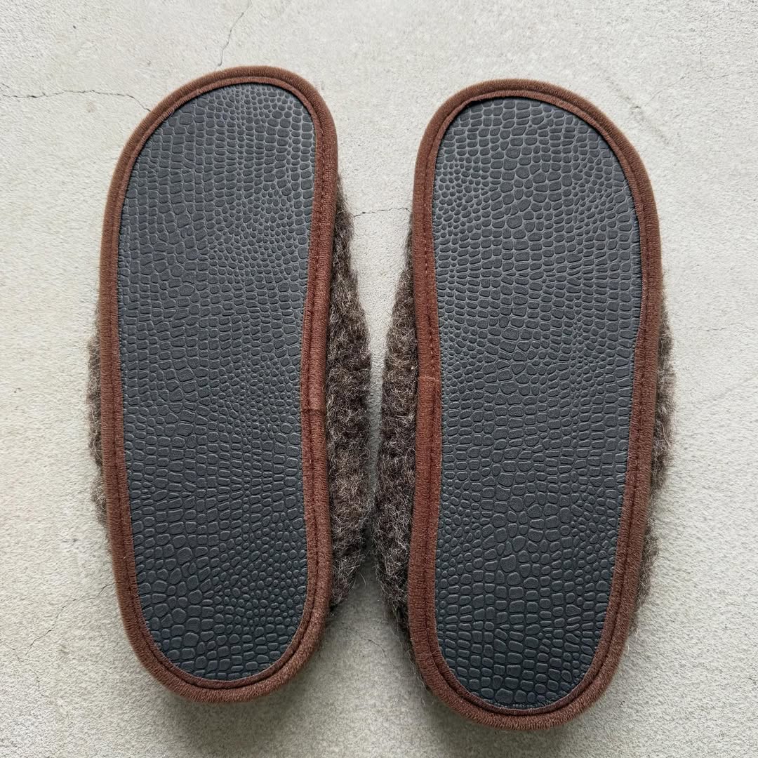 COLD BREAKER ウールルームシューズ ブラウン