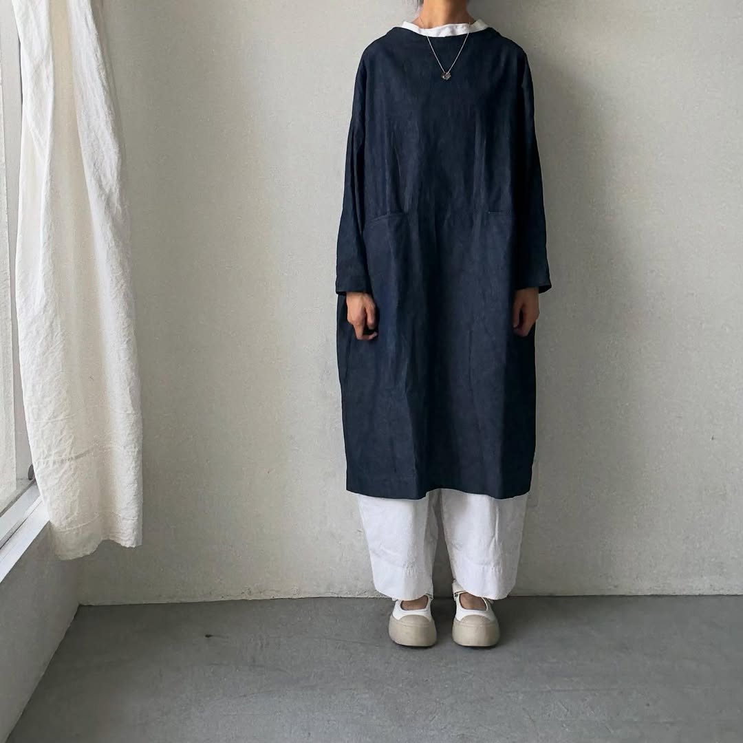 jujudhau デニムイージードレス