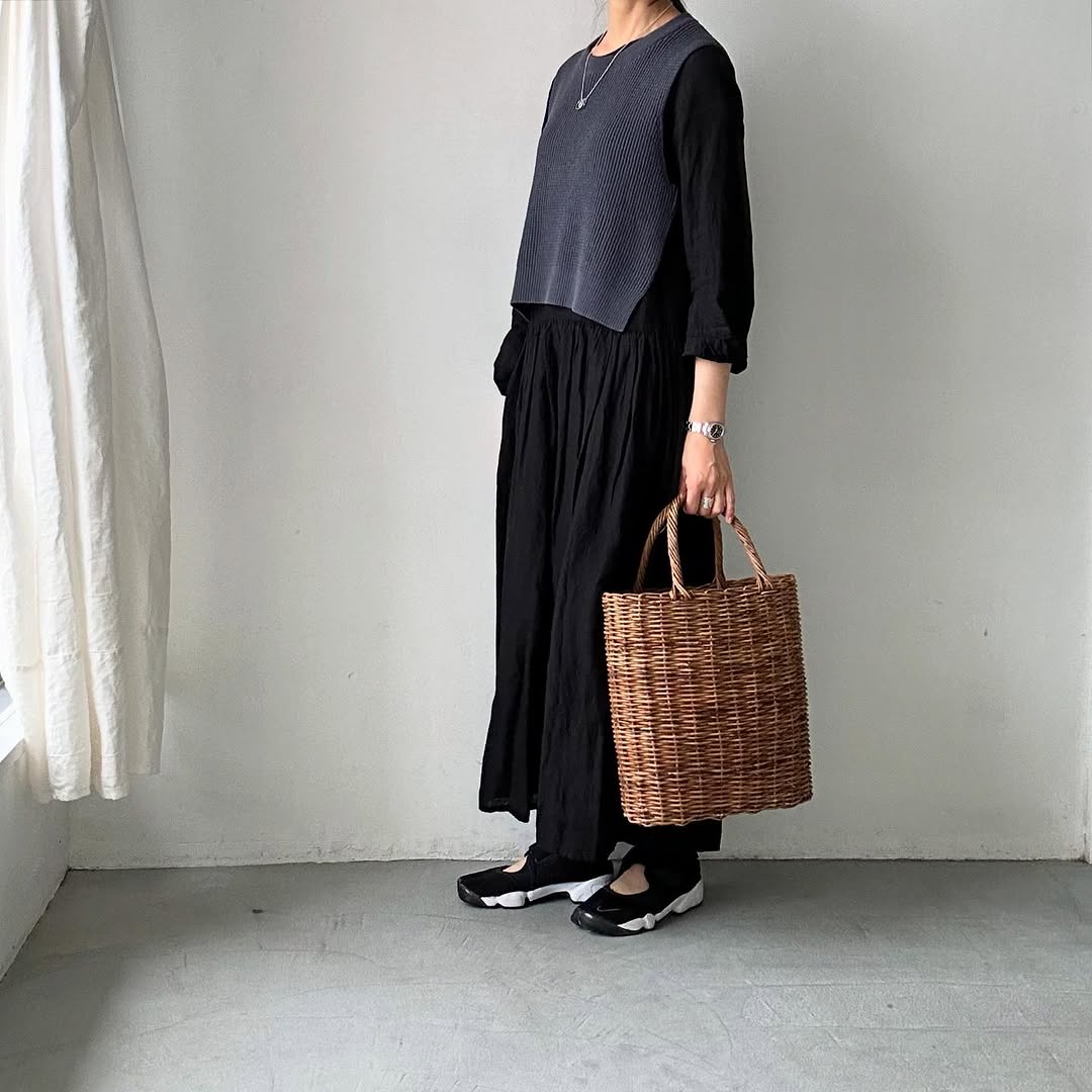 TORICI ツイストワッフルベスト アッシュグレー