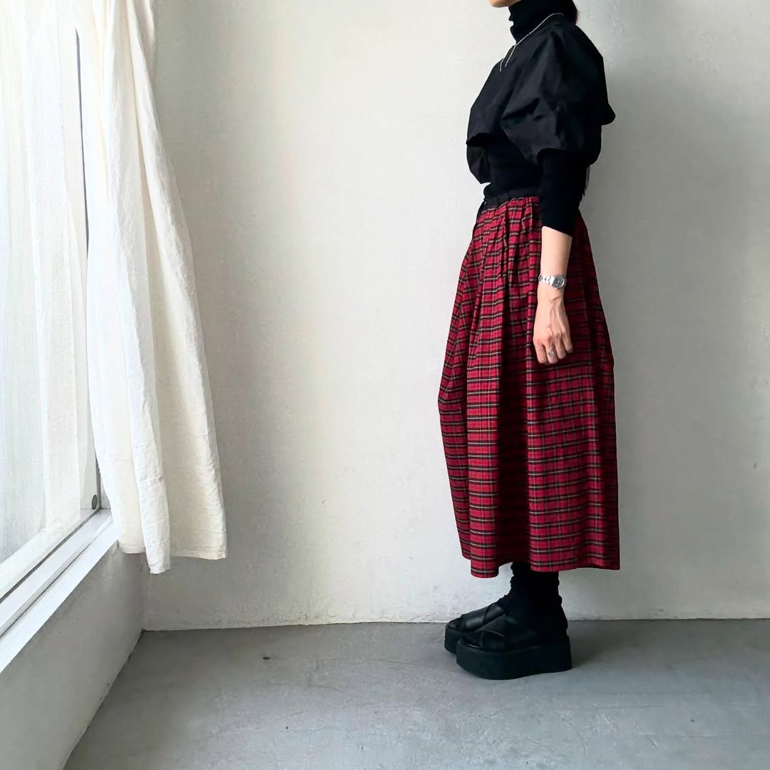 R&D.M.Co コットンポリエステルタフタプルオーバーボレロ