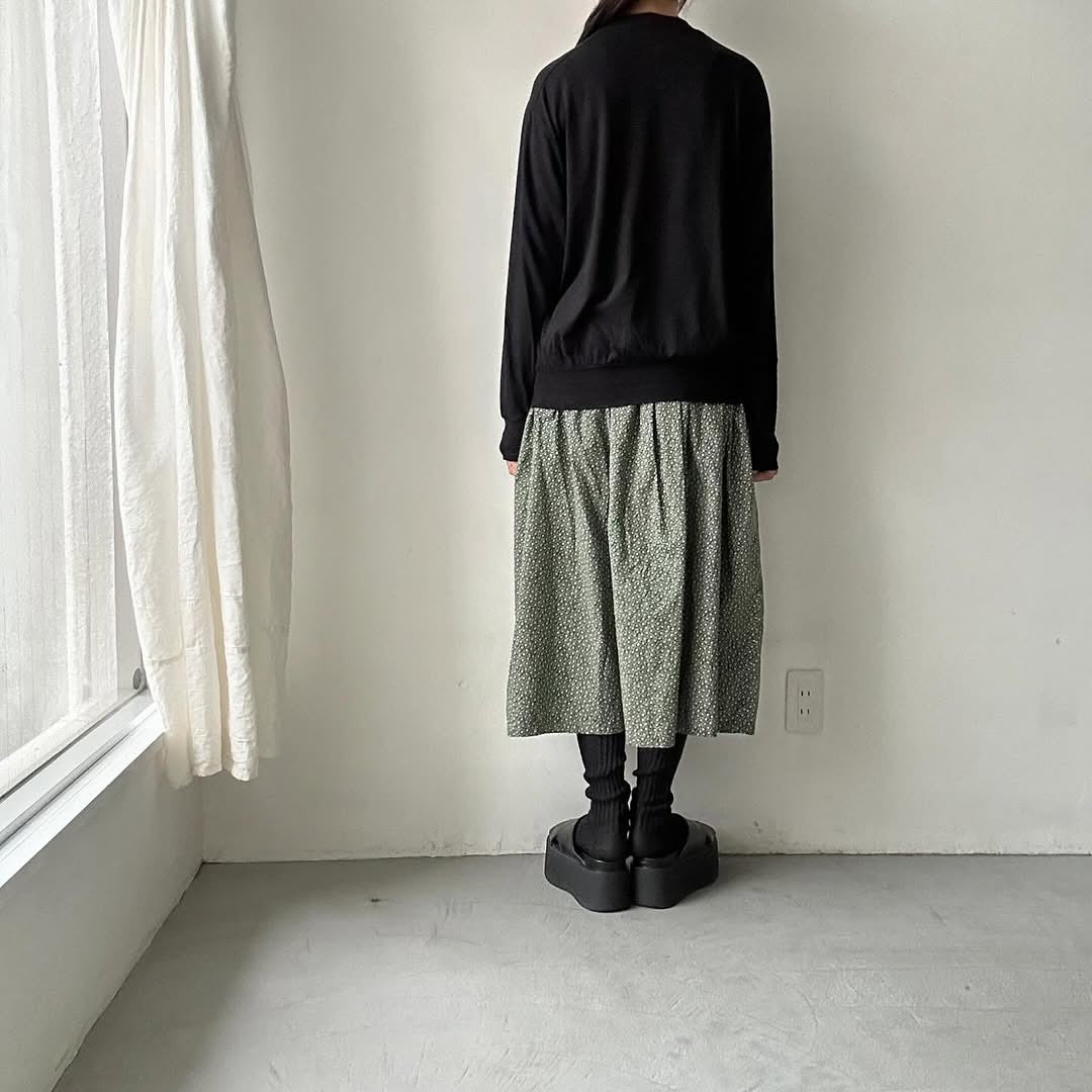 homspun 天竺ハイネックプルオーバー ブラック