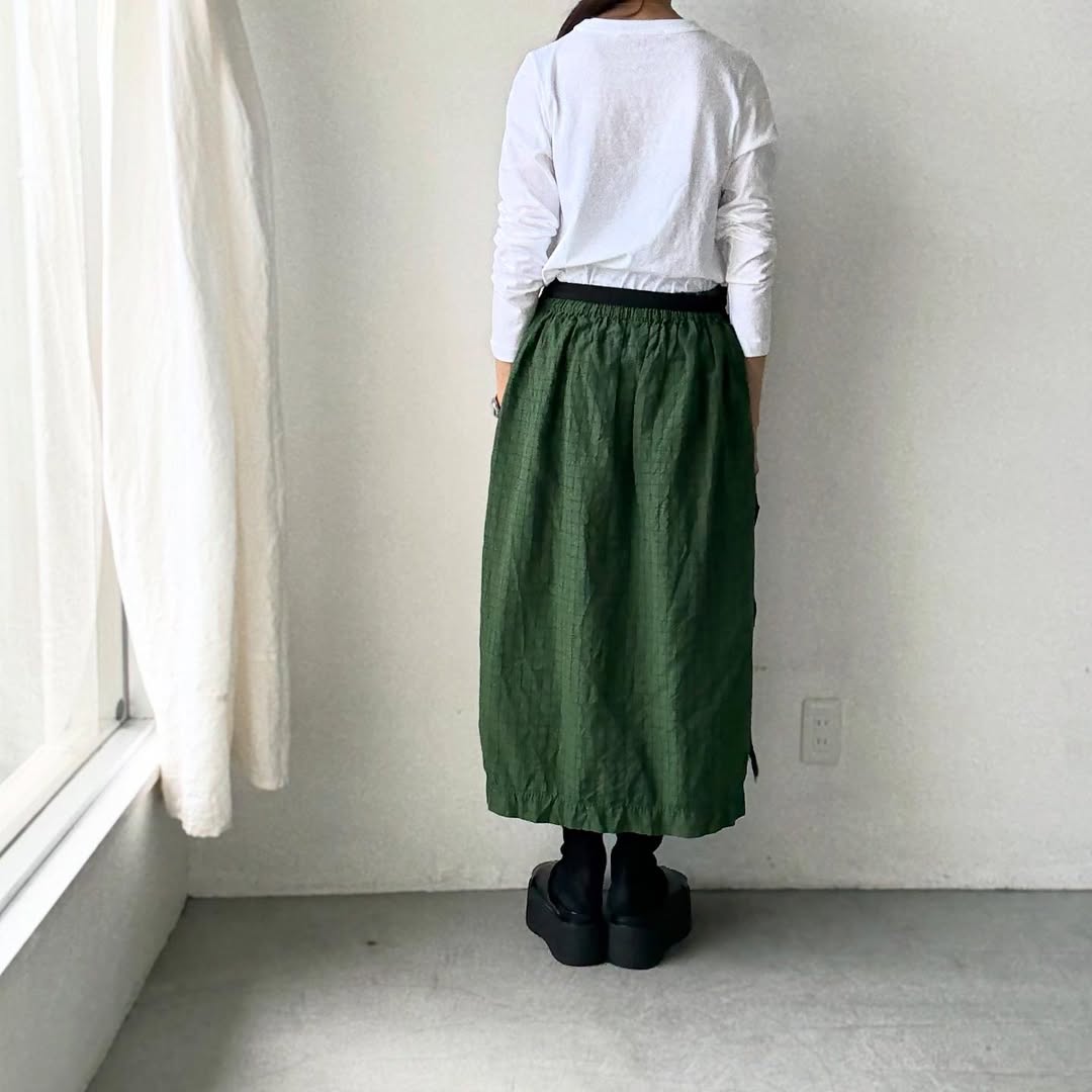 R&D.M.Co グリーンブーツ長袖Tシャツ