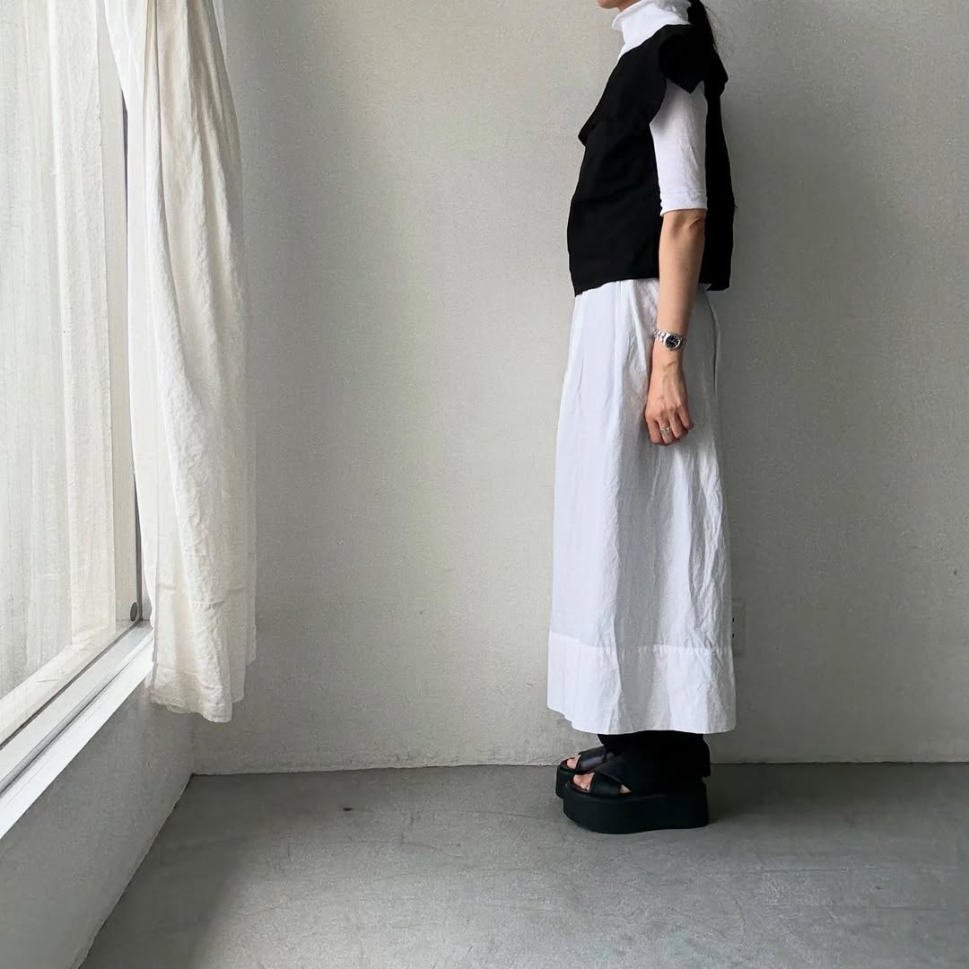 R&D.M.Co リネンコットンピューリタンカラーブラウス