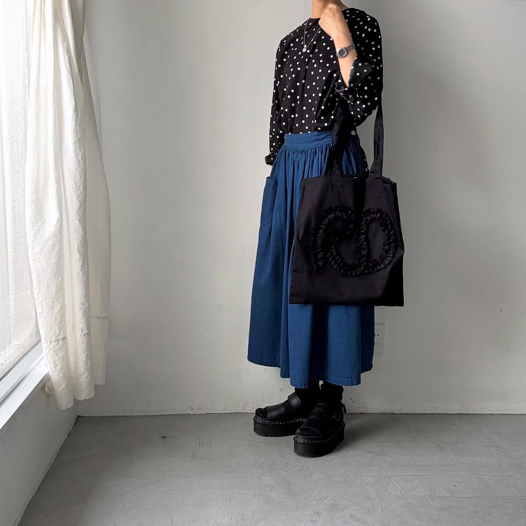 R&D.M.Co RDフリル刺繍バッグ