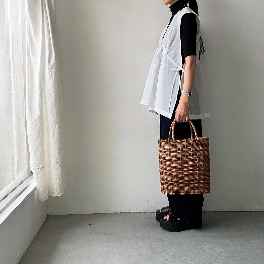 TENNE HANDCRAFTED MODERN コットンオーガンジー2wayショートドレス ホワイト