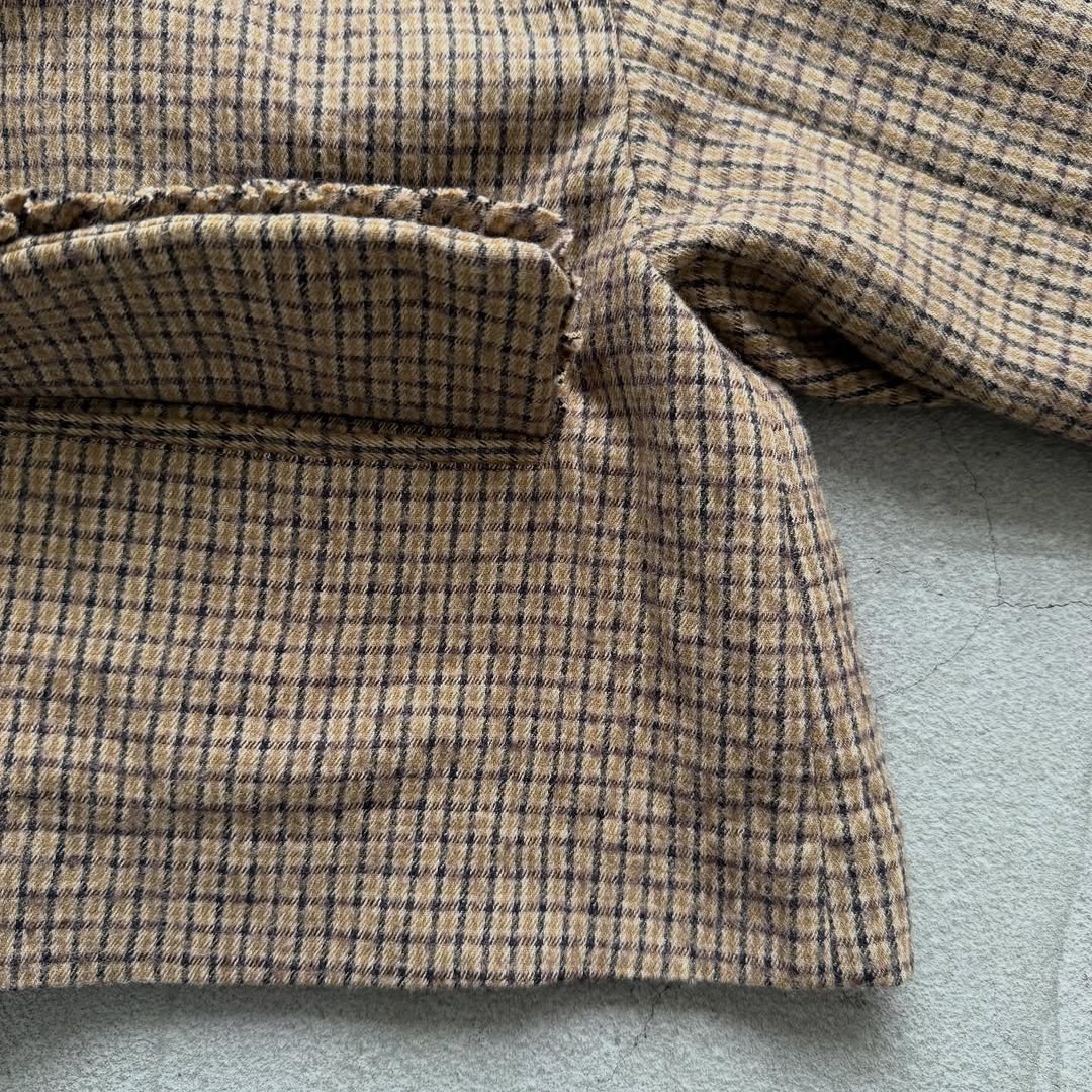 R&D.M.Co フリルデコレーションジャケット チェック