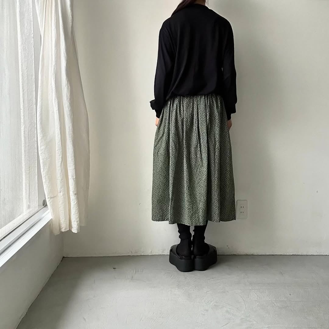 homspun 天竺ハイネックプルオーバー ブラック