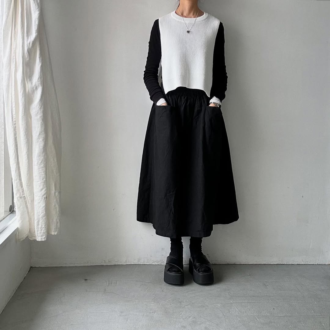 TORICI ツイストワッフルベスト ホワイト
