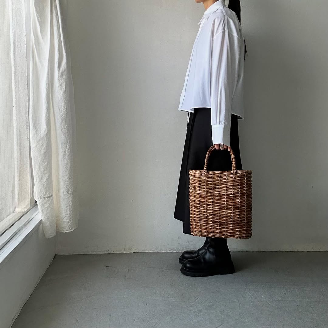 TENNE HANDCRAFTED MODERN レギュラーカラーシャツ(オックスフォード)